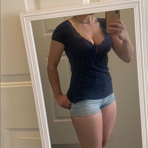 Blue Abercrombie and Fitch Shirt